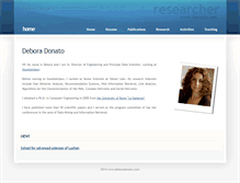 Tablet Screenshot of deboradonato.com